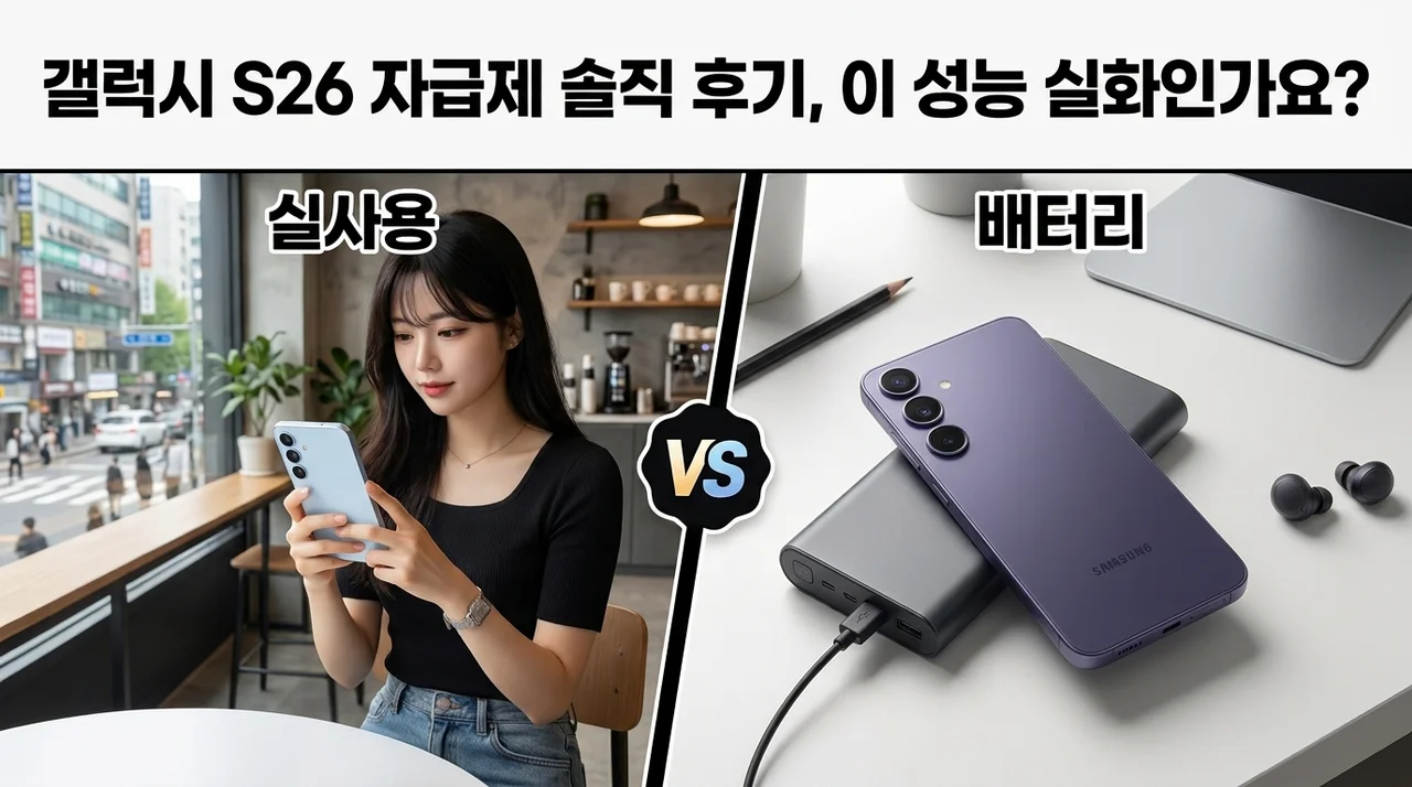 갤럭시 S26 자급제 SM-S942N 솔직 후기, 이 성능 실화인가요?