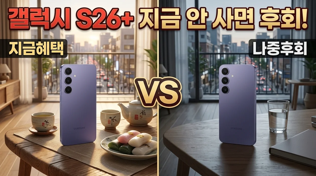 갤럭시 S26 플러스 512GB 자급제, 지금 안 사면 후회하는 이유