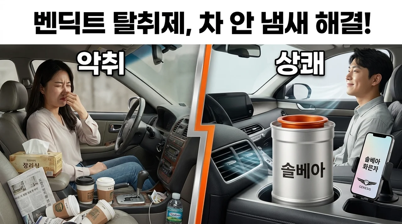 벤딕트 탈취제, 차 안 냄새 고민 끝! 내돈내산 솔직 후기