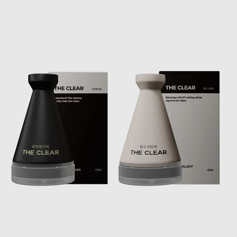 벤딕트 유막제거제 방법 자동차 유리 산화세륨 유막제거+발수코팅 130ML 세트 더클리어 상세 이미지 4