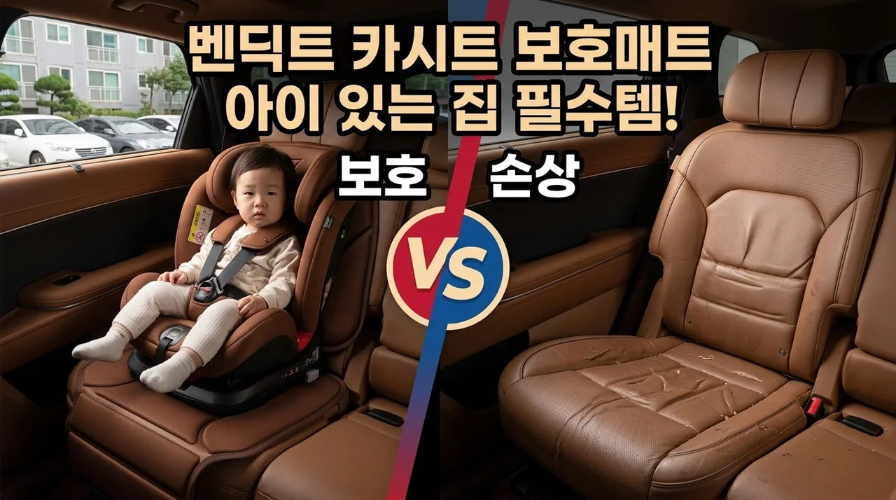벤딕트 카시트 보호매트, 아이 있는 집 필수템인 이유