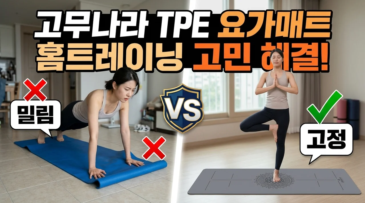 고무나라 TPE 요가매트, 홈트레이닝 고민을 한 번에 해결한 이유