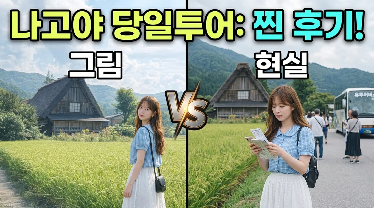 나고야 유투어버스 히다 다카야마 시라카와고 당일치기 투어 솔직 후기