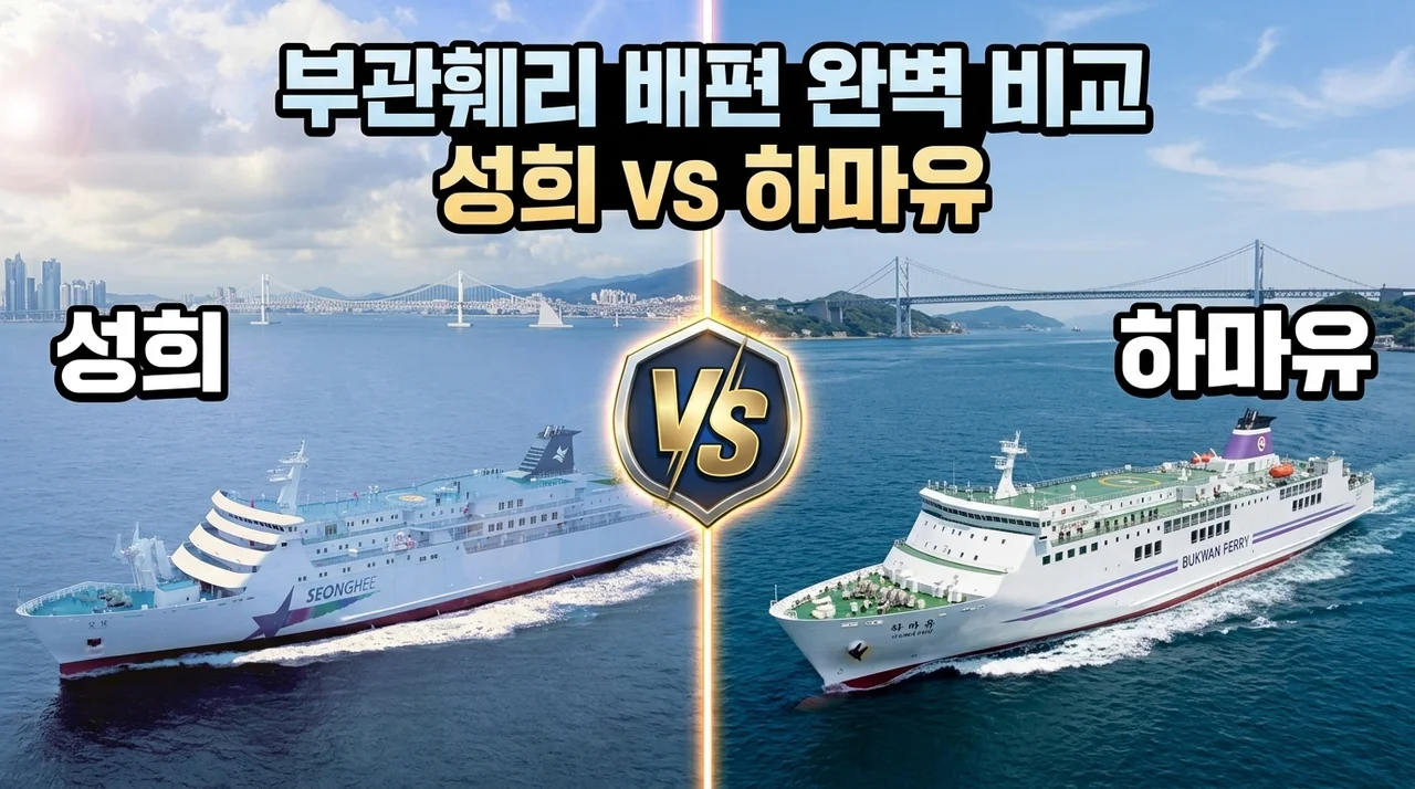 부관훼리 부산 시모노세키 배편 이용 꿀팁, 성희호 하마유호 솔직 후기