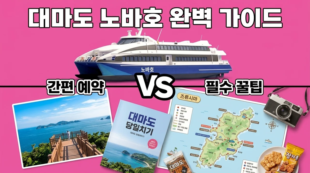 부산 대마도 배편 노바호 예약, 당일치기 여행 꿀팁 총정리