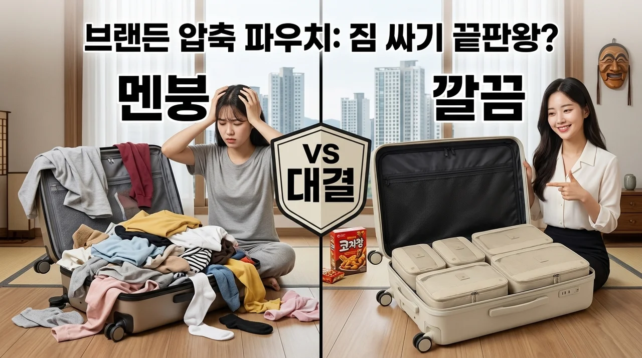 브랜든 여행 압축 파우치, 짐 싸기 스트레스 해결일까?