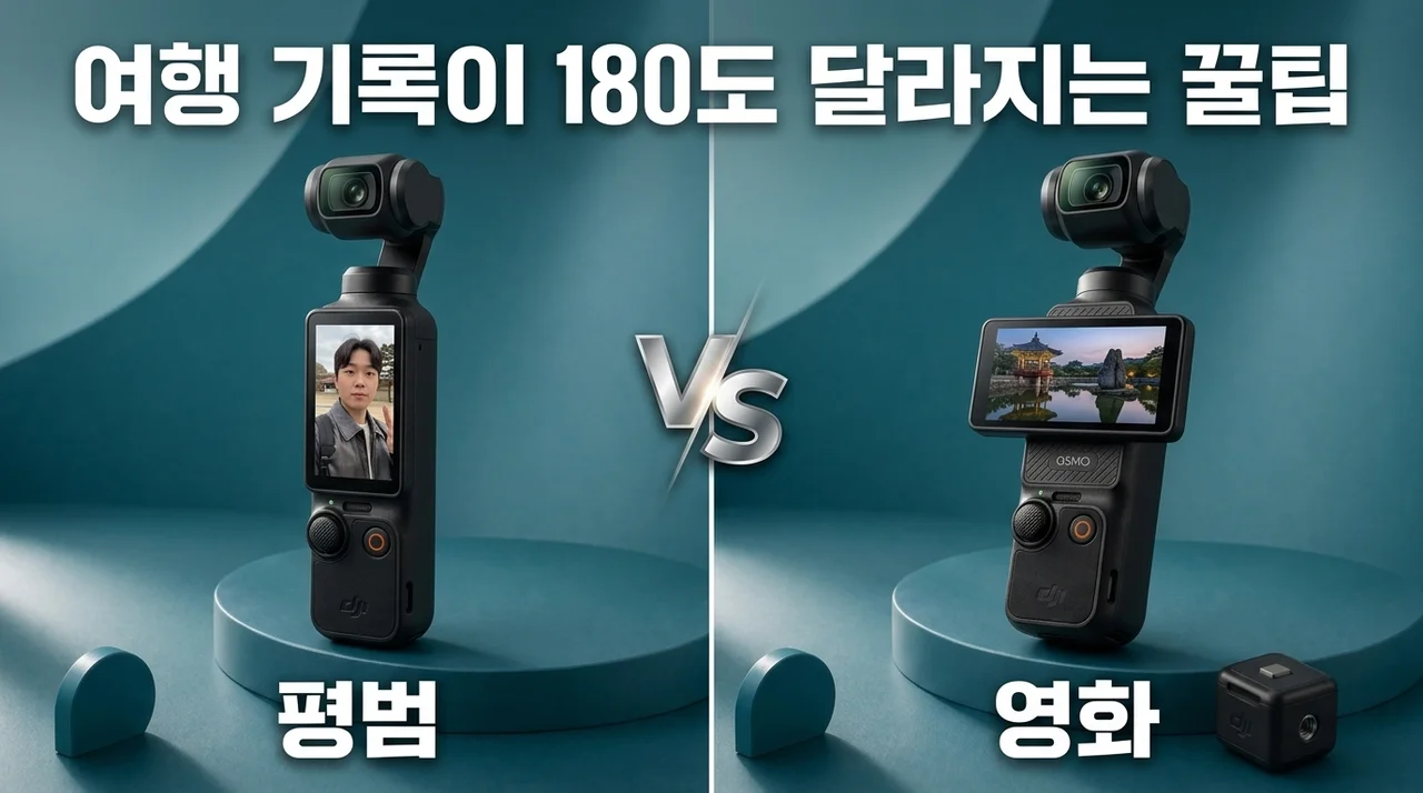 오즈모포켓3 대여, 여행 기록이 180도 달라지는 꿀팁