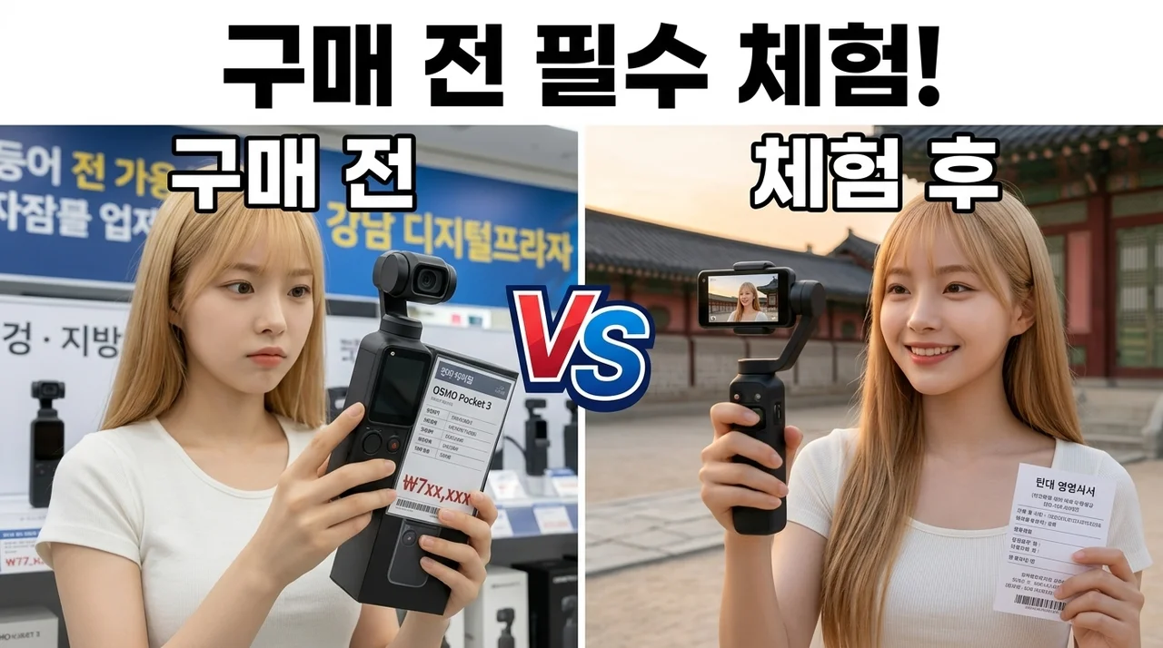 오즈모 포켓3 대여, 여행 전 필수템인 이유(구매 전 체험)