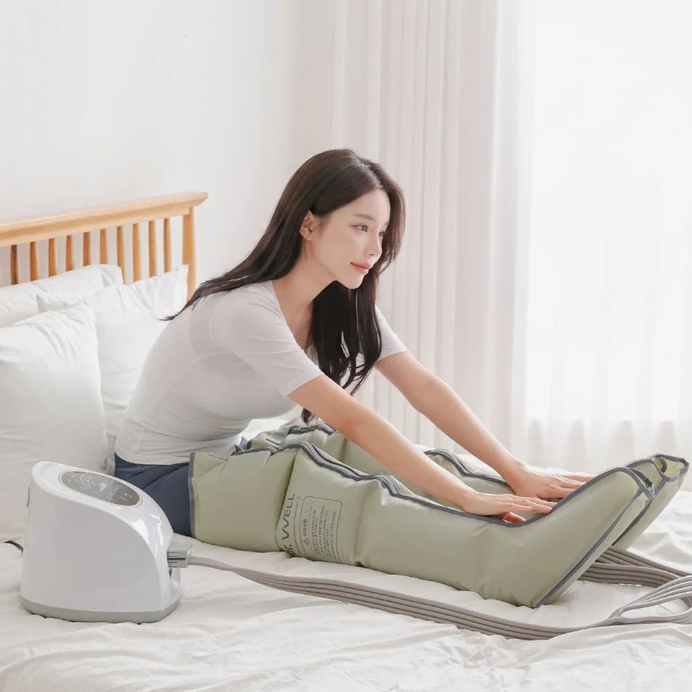 닥터웰 종아리 공기압 마사지기 발 장화 안마기 에어웨이브 DR-5180 (그레이)본체+다리 상세 이미지 6