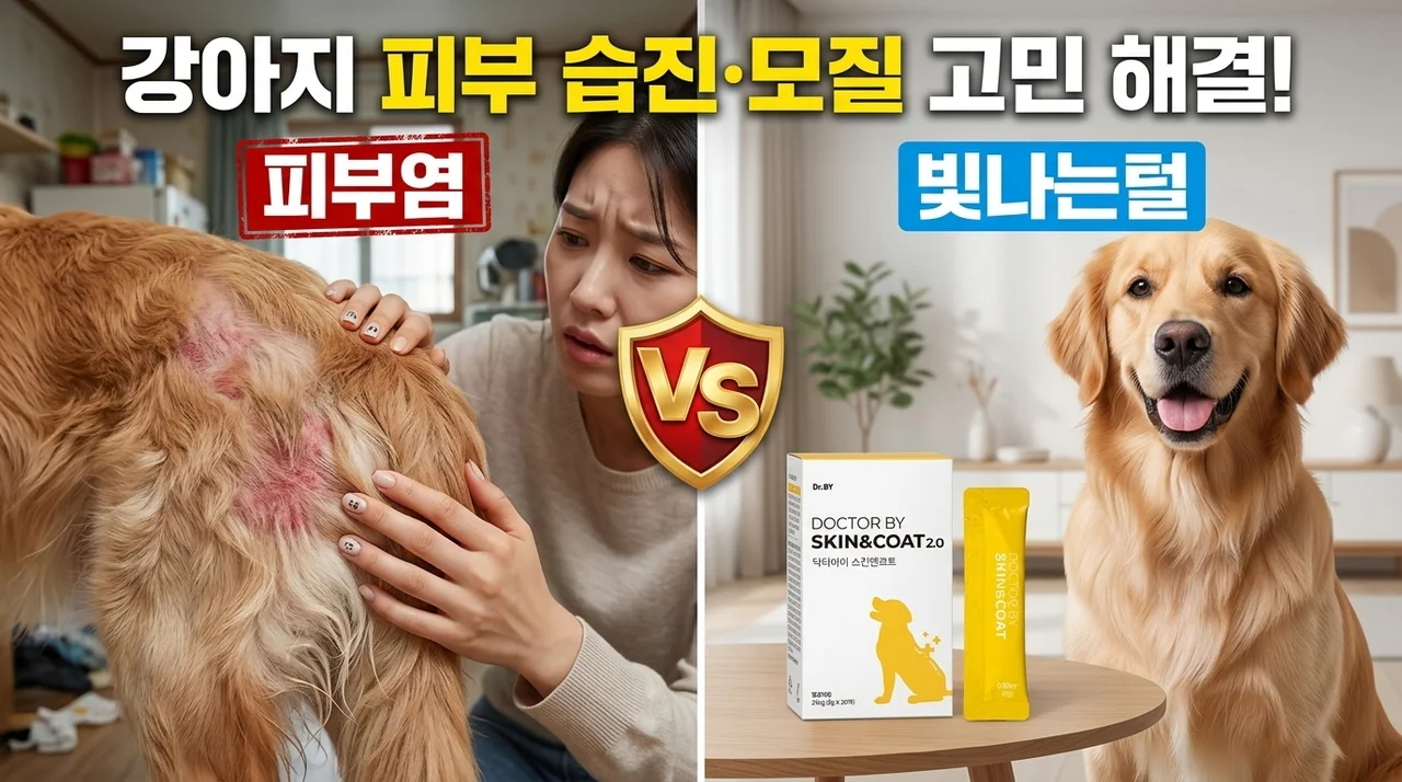 닥터바이 스킨앤코트, 강아지 피부 습진과 모질 고민 끝내는 비결