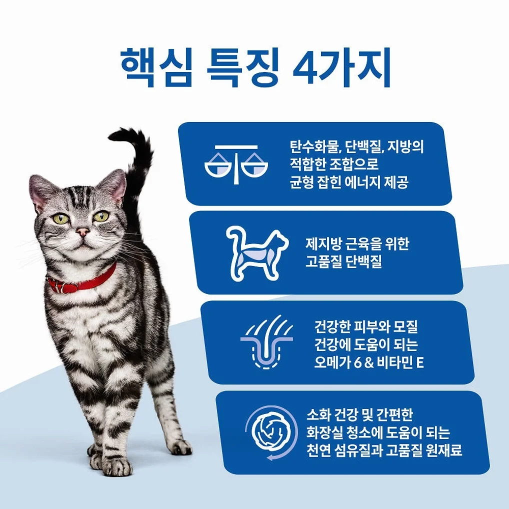 힐스 고양이사료 어덜트 인도어 1.6kg 성묘용 실내묘 상세 이미지 5