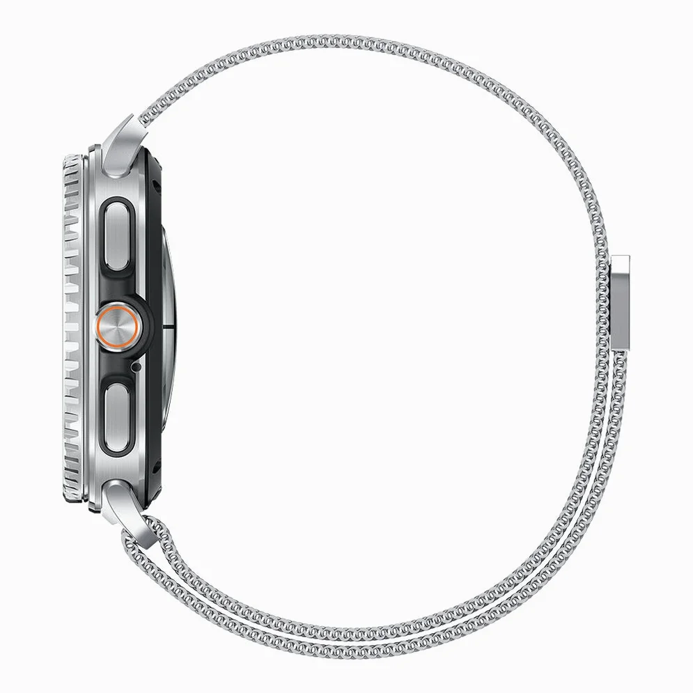 갤럭시워치 밀레니즈 스트랩 밴드 메탈핏 갤럭시 워치8, 40mm, 실버 상세 이미지 5
