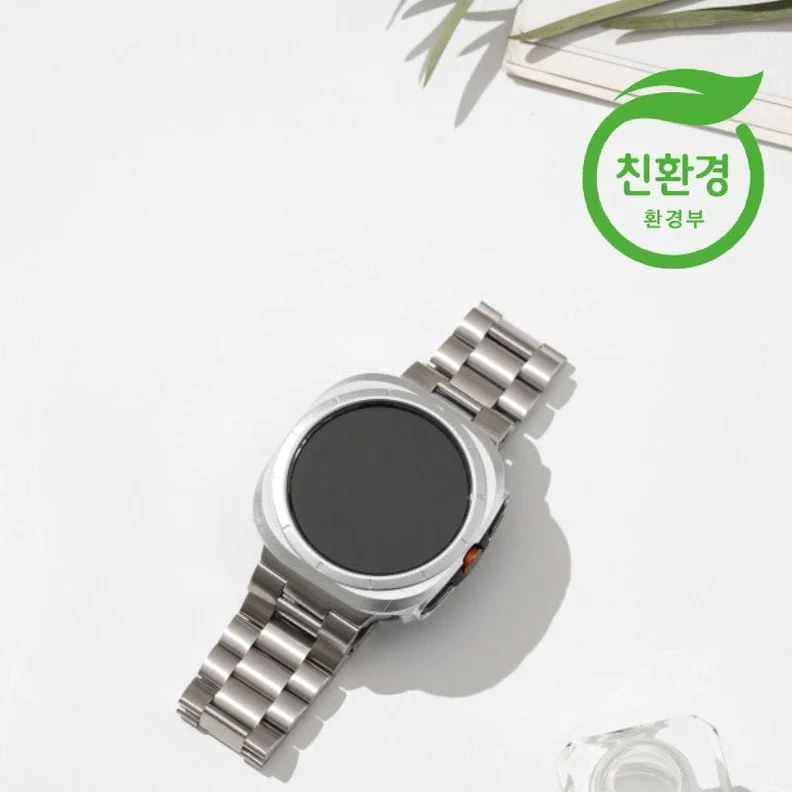 갤럭시워치8 클래식 메탈 스트랩 시계줄 교체 원클릭 밴드 40mm 44mm 46mm 호환 상세 이미지 6