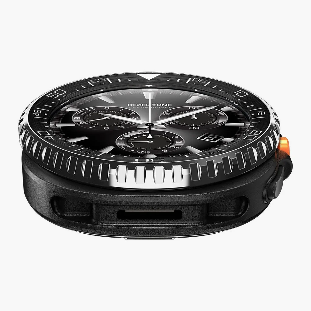 갤럭시워치 베젤링 케이스 베젤튠 다이버 블랙, 갤럭시 워치8 클래식, 46mm 상세 이미지 4