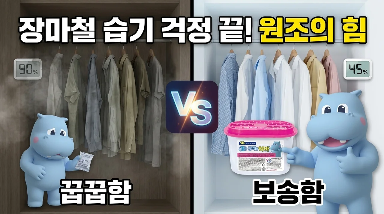 물먹는하마 옷장용 300g, 장마철 꿉꿉함 해결하는 원조의 힘
