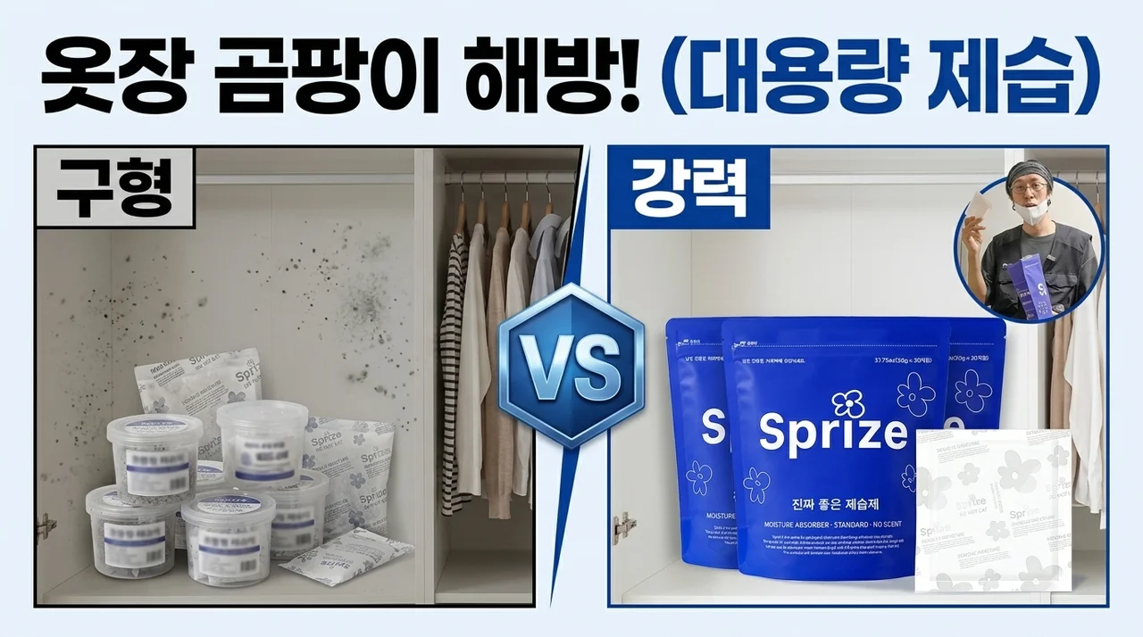서프라이즈 대용량 제습제, 옷장 곰팡이 걱정 끝내는 꿀팁