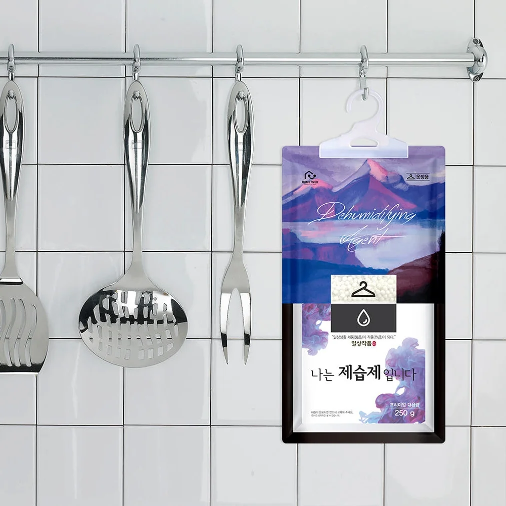 홈트너 제습제 옷장제습제 습기제거제 옷걸이형 250g, 20개 상세 이미지 1