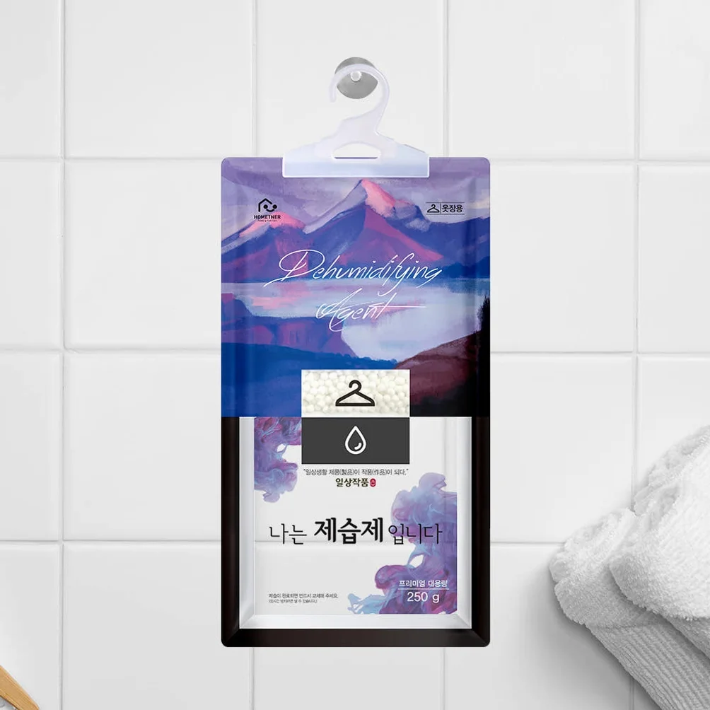 홈트너 제습제 옷장제습제 습기제거제 옷걸이형 250g, 20개 상세 이미지 3