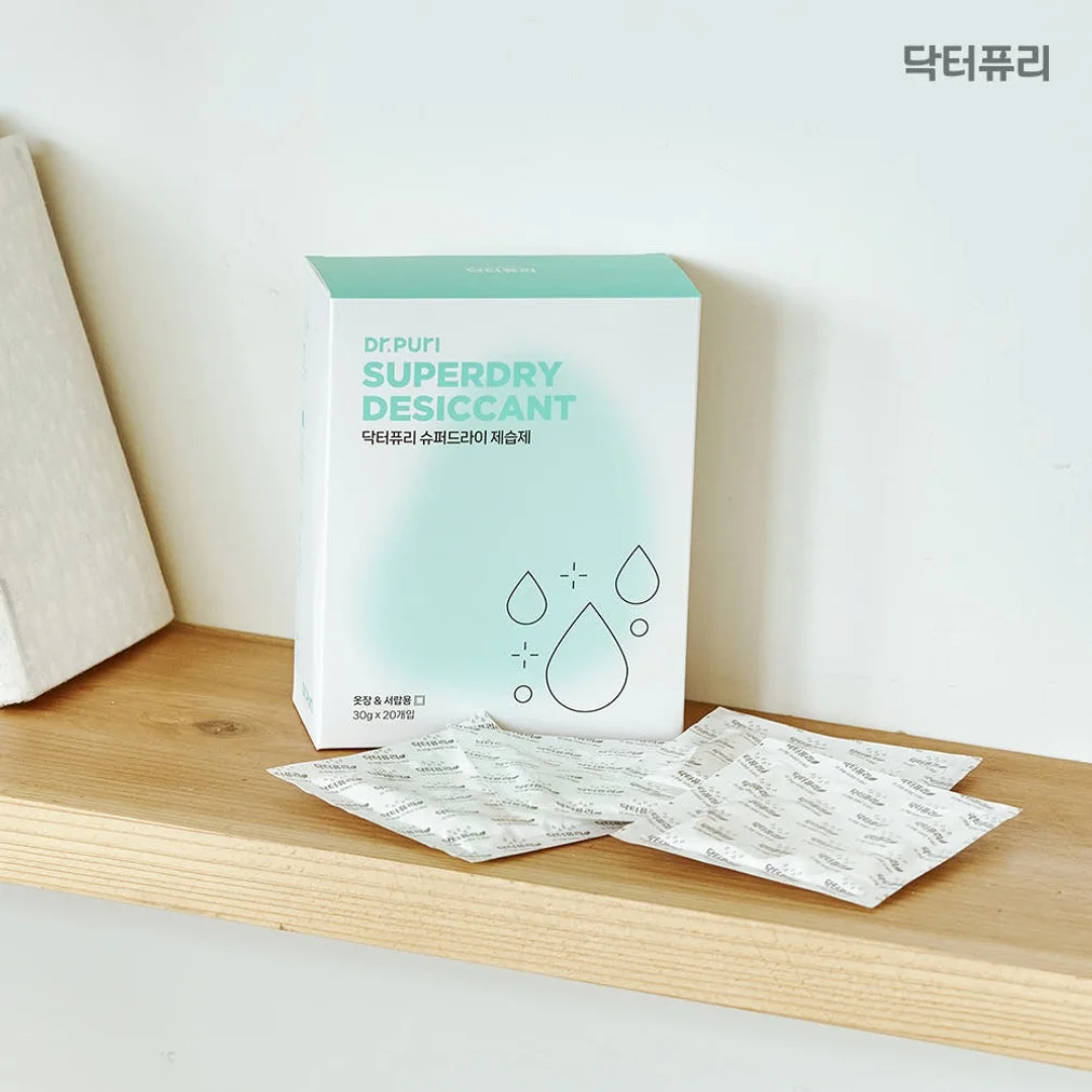 닥터퓨리 슈퍼드라이 옷장 제습제 걸이형 젤타입 곰팡이방지 서랍제습제 30g, 20개 상세 이미지 6