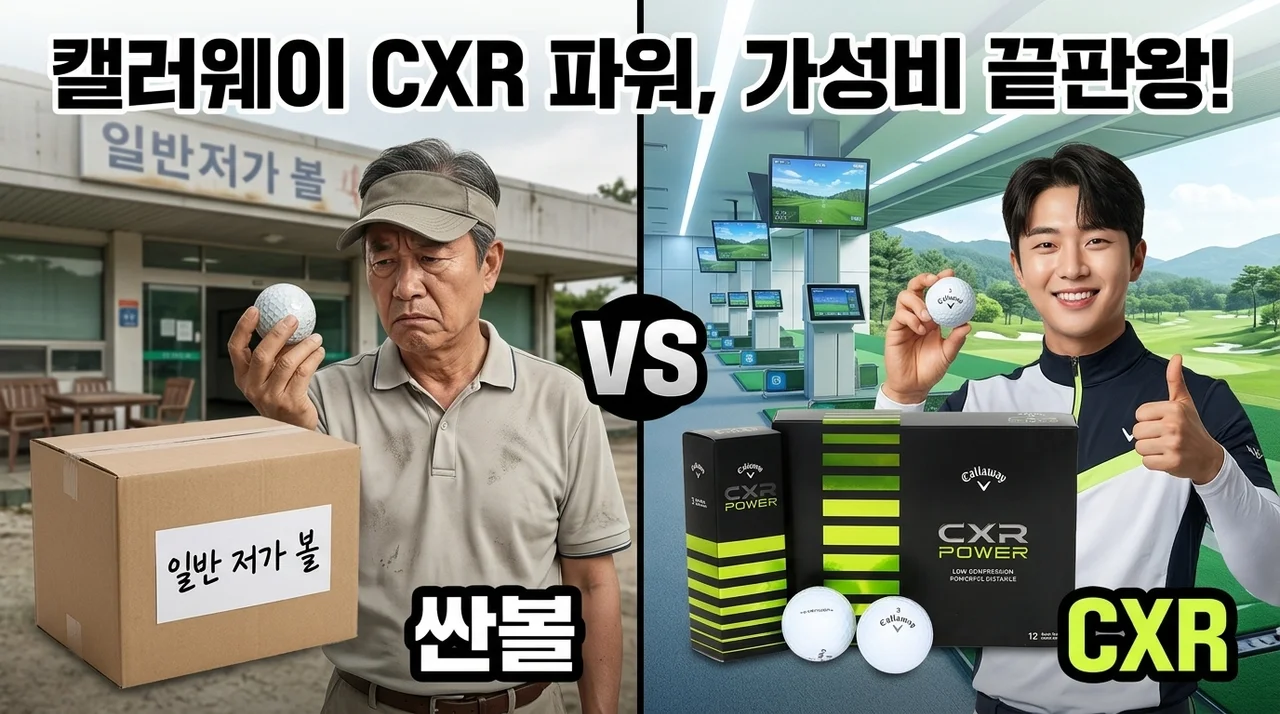 캘러웨이 CXR POWER 골프공, 가성비 끝판왕인 이유
