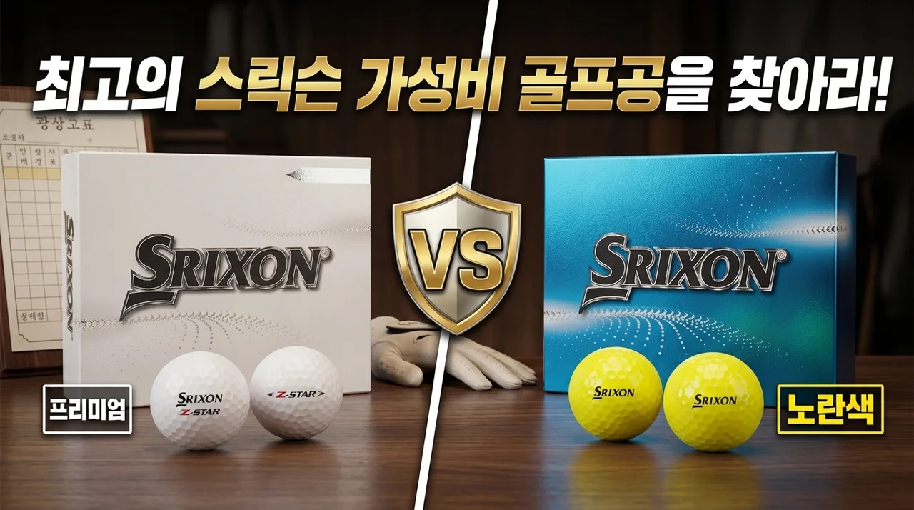 스릭슨 TRISPEED TOUR 골프공, 가성비 끝판왕 찾으시나요?