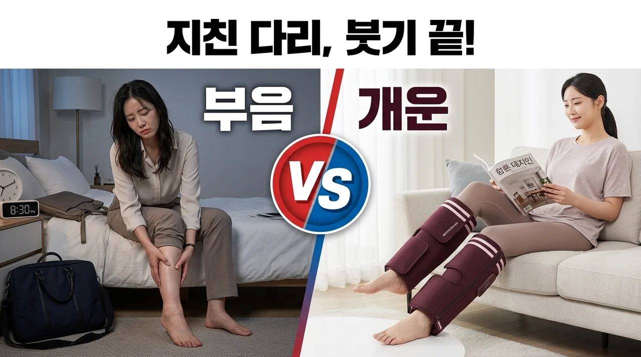 바디프랜드 미니 종아리마사지기, 퇴근 후 다리 붓기 고민 끝내기