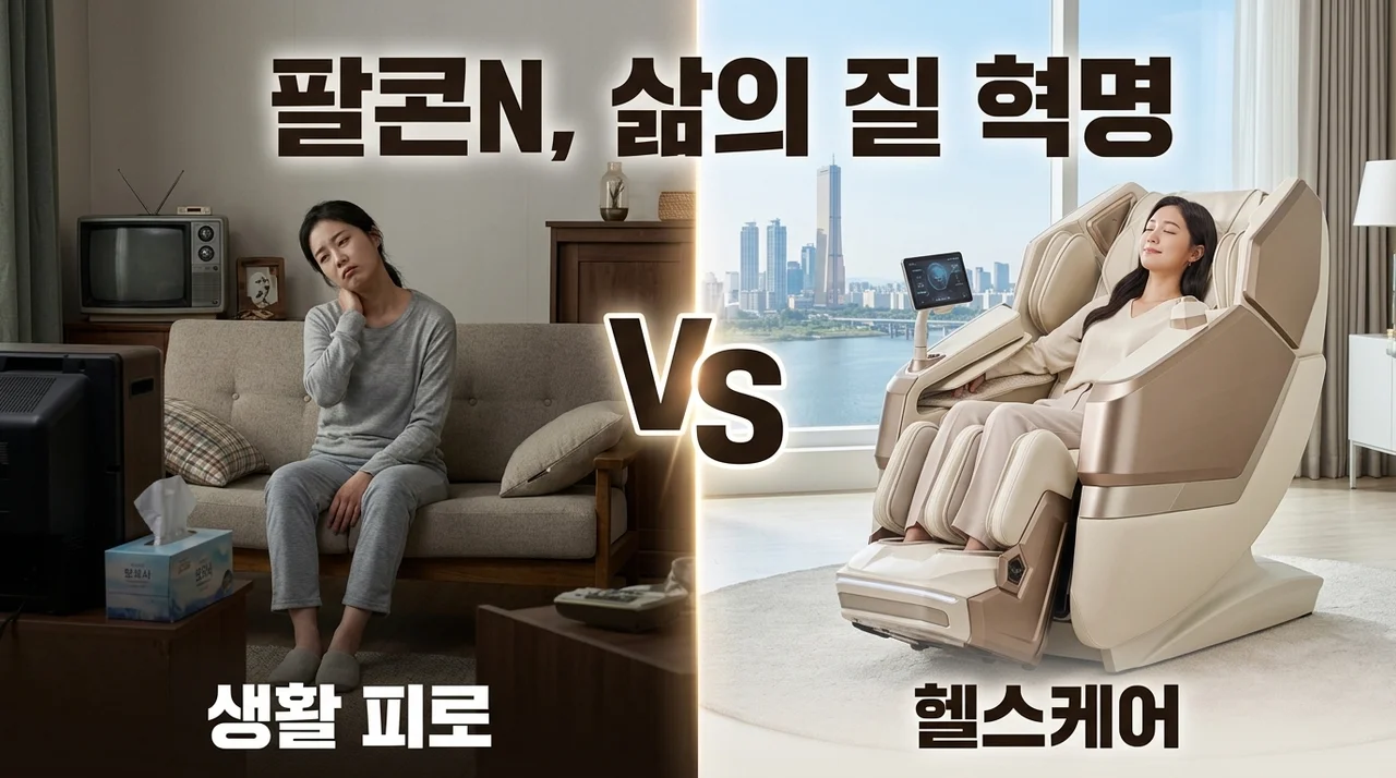 바디프랜드 팔콘N 안마의자, 헬스케어로봇이 삶의 질을 바꾸는 이유