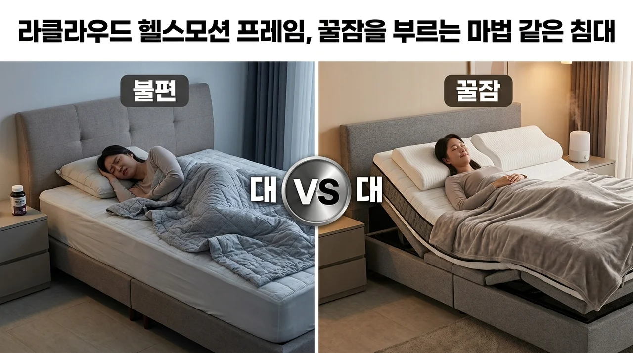 라클라우드 헬스모션 프레임, 꿀잠을 부르는 마법 같은 침대
