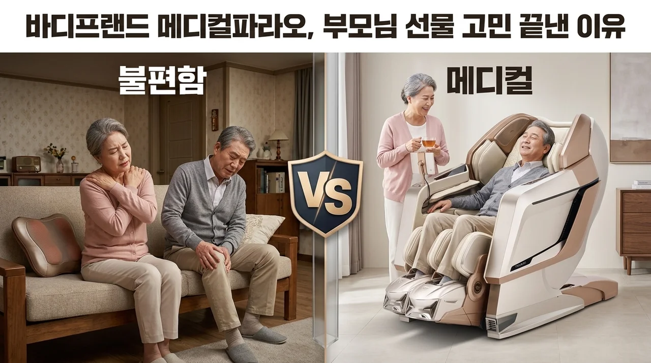 바디프랜드 메디컬파라오, 부모님 선물로 고민 끝낸 이유