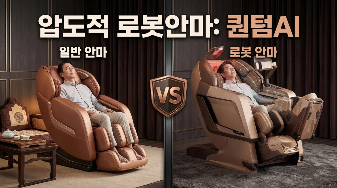 바디프랜드 퀀텀AI 안마의자, 로봇 기술로 완성한 압도적 휴식