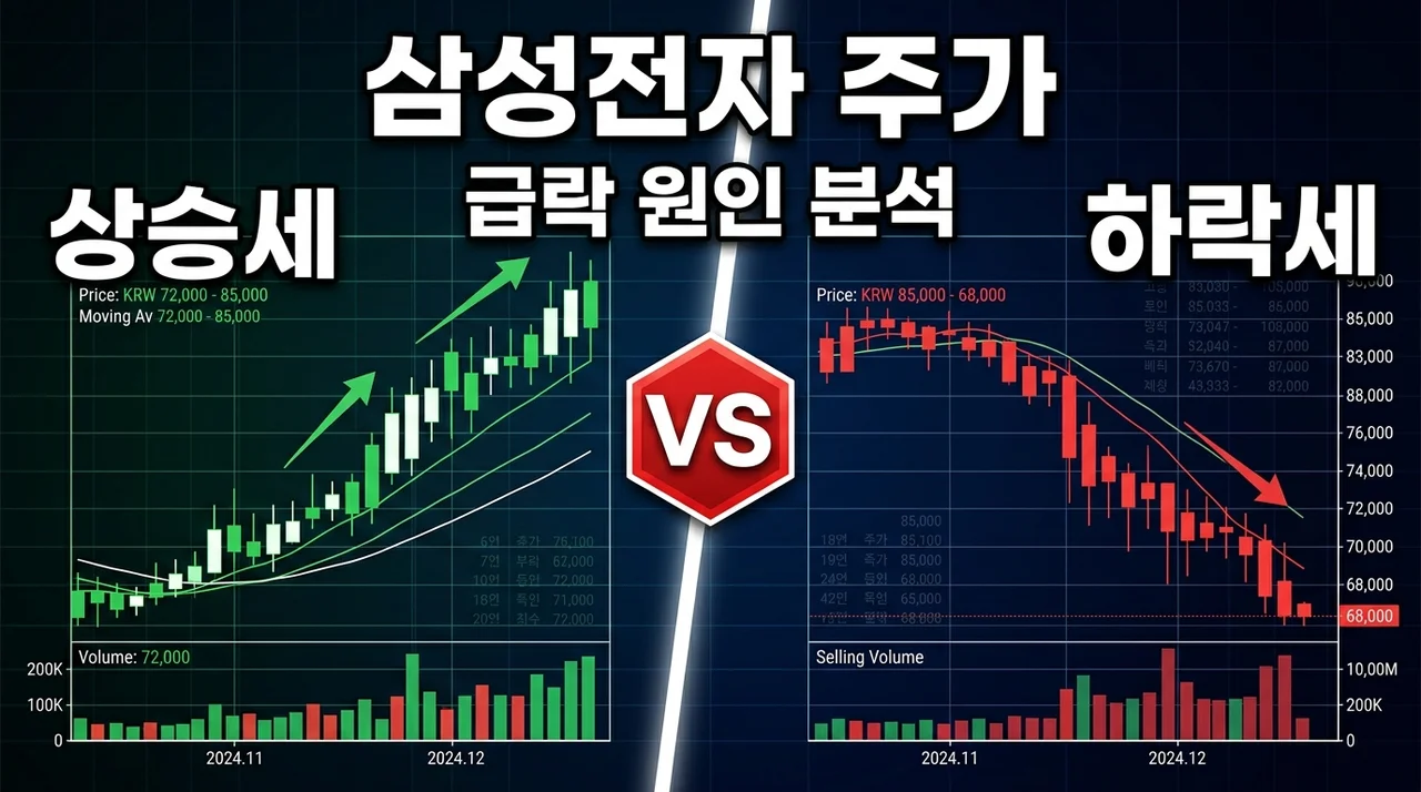 삼성전자 주가 급락, 반도체 대형주 흔드는 외신 경고 3가지