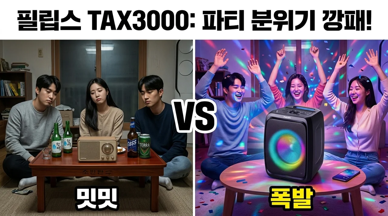 필립스 TAX3000 블루투스 스피커, 파티 분위기 깡패 등극