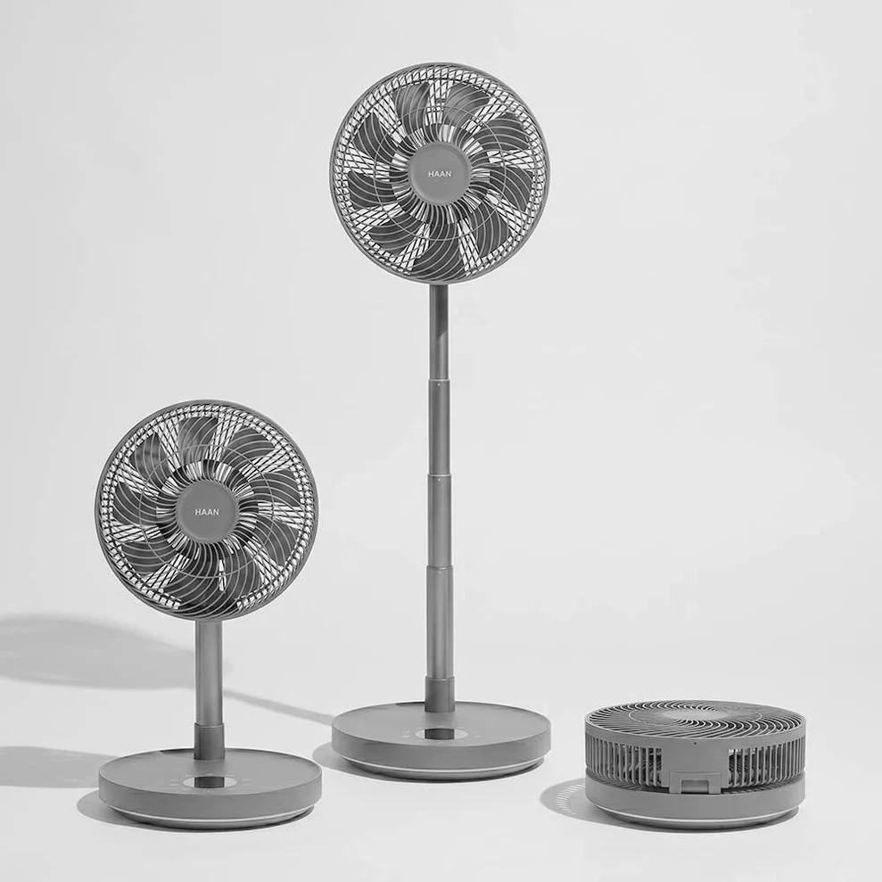 [최신상] 한경희 프리미엄 무선 휴대용 BLDC 폴딩팬 캠핑 차박 야구장 접이식 선풍기 HC-120F 상세 이미지 8