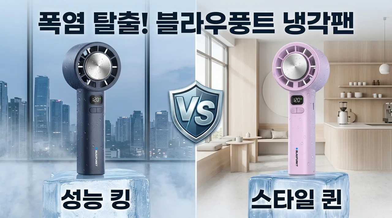 블라우풍트 휴대용선풍기 냉각팬, 여름 더위 한방에 날릴 꿀템