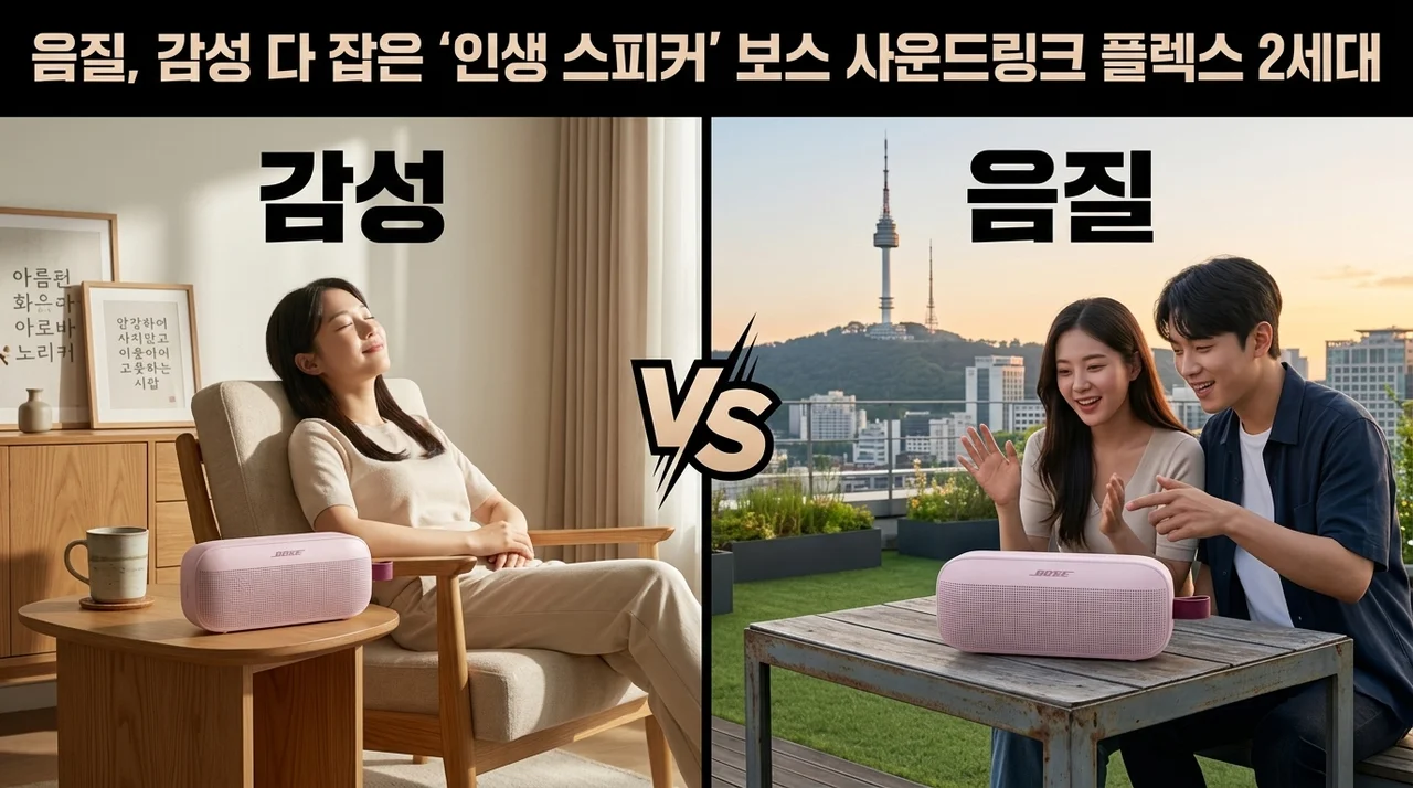 보스 사운드링크 플렉스 2세대, 음질과 감성 다 잡은 인생 스피커