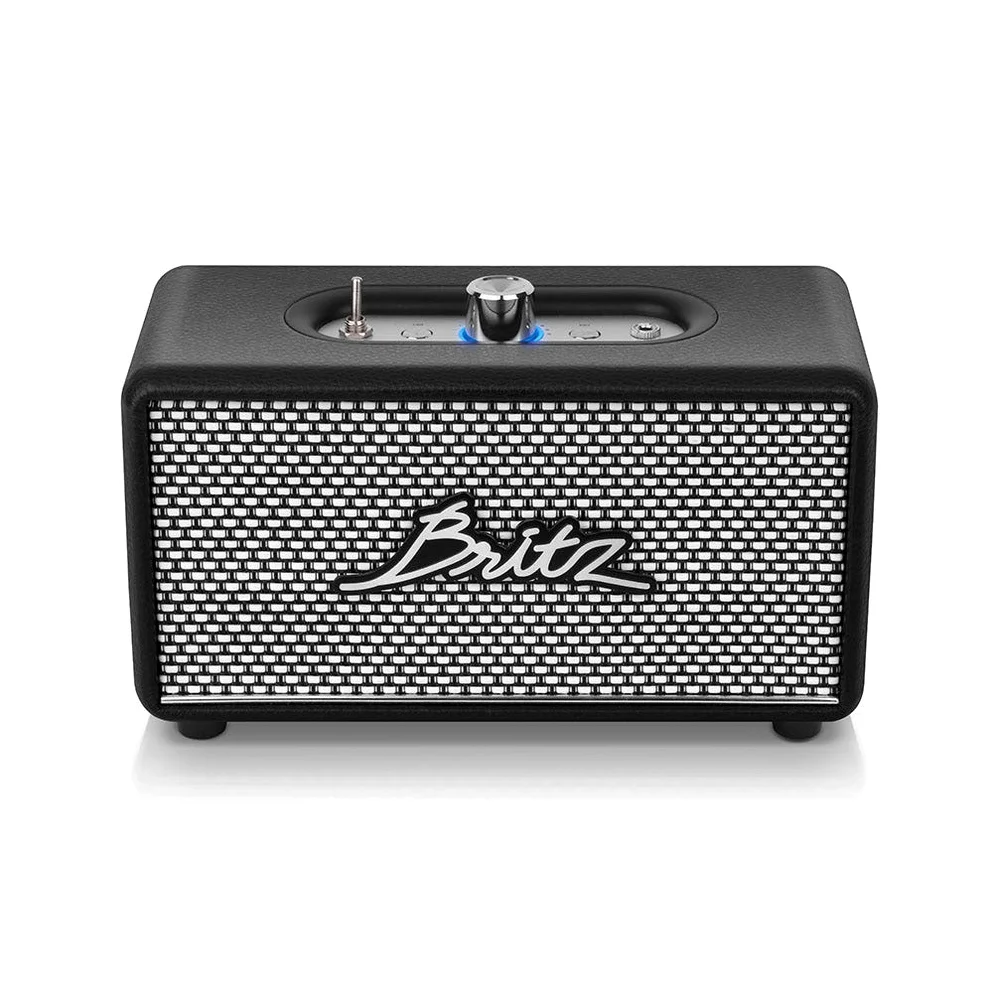 브리츠 30W 레트로 블루투스 스피커 TWS BZ-RK101 블랙 상세 이미지 1