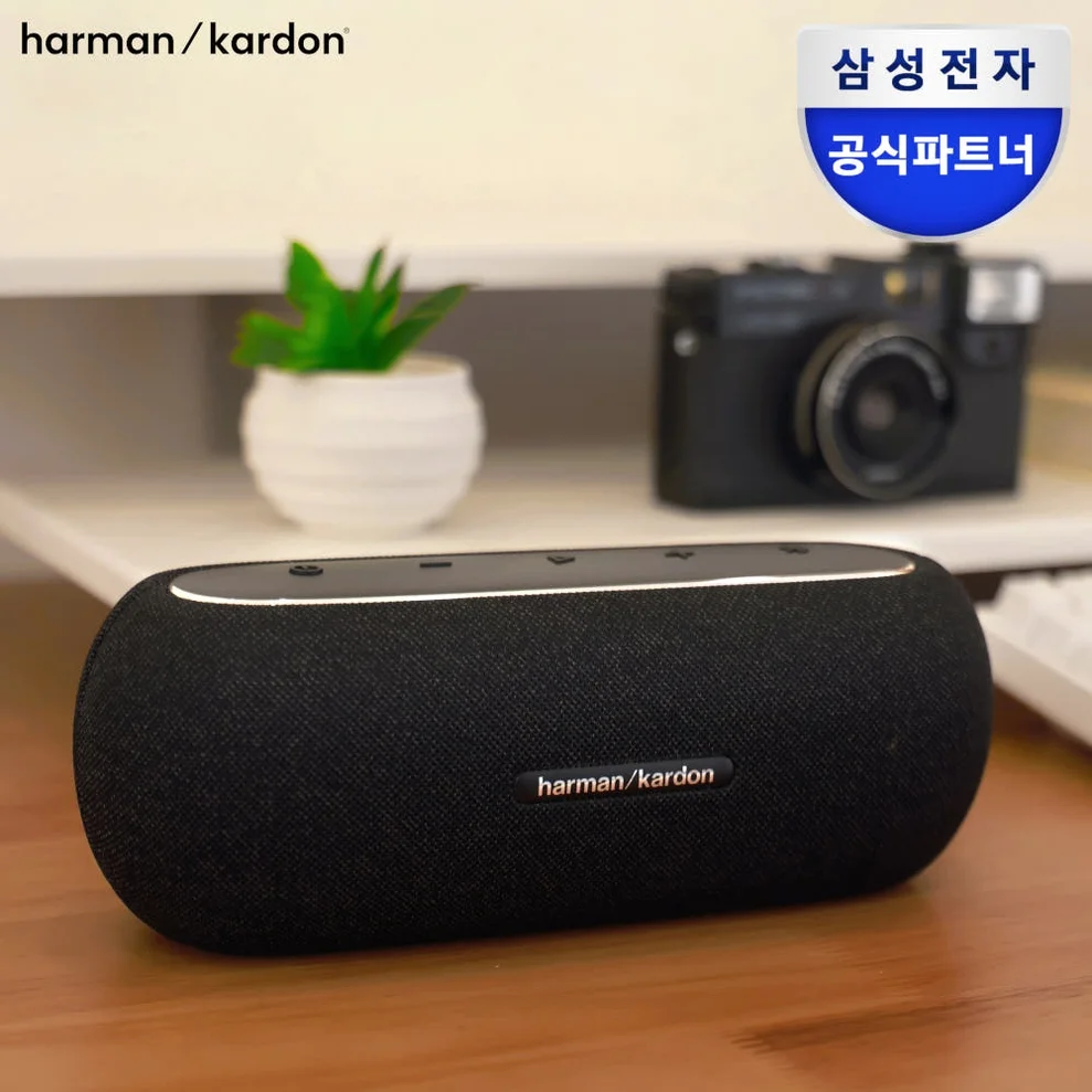 삼성전자 하만카돈 루나 블루투스스피커 휴대용 포터블 캠핑 방수 야외 여행 블랙 상세 이미지 4