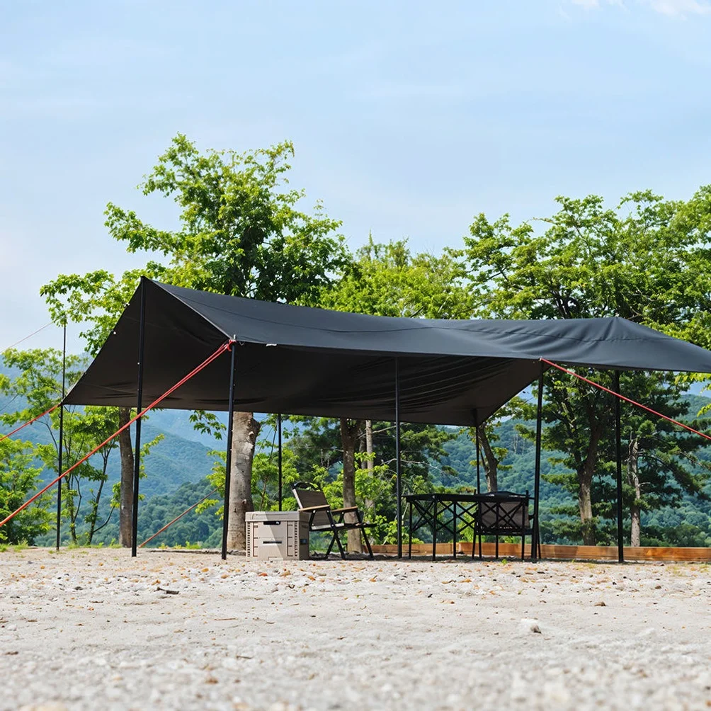 로티캠프 타프 렉타 캠핑 블랙코팅 그늘막 BTM-550 특대형, 탄 상세 이미지 6