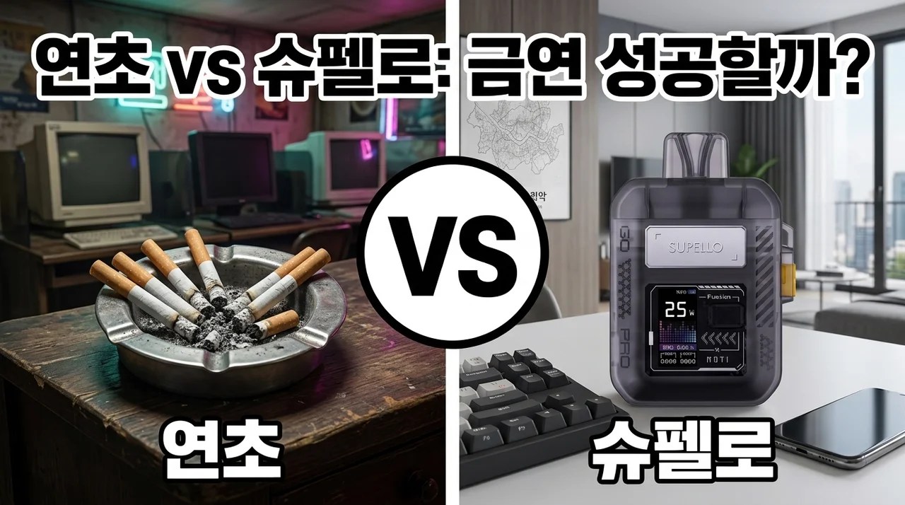 슈펠로 퓨전X 전자담배 솔직후기, 연초 끊기 가능할까?