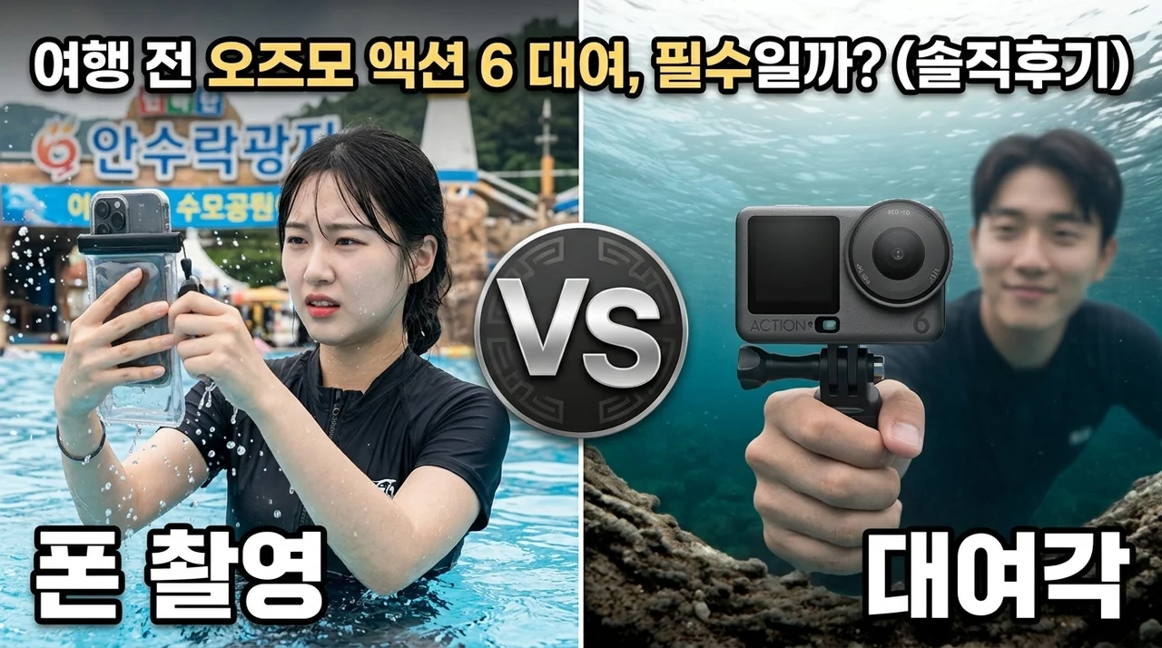 오즈모 액션 6 대여, 여행 전 꼭 써봐야 할 이유(솔직후기)