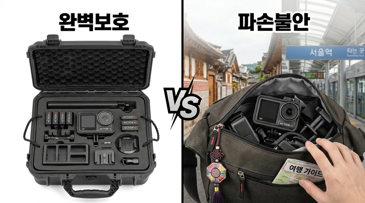 DJI Osmo Action 6 하드케이스, 여행 필수템인 이유