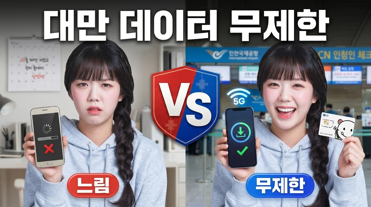 대만유심 데이터 무제한, 공항 수령으로 여행 준비 끝내기
