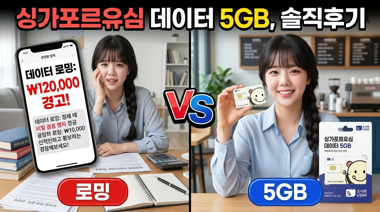 싱가포르유심 데이터 5GB, 여행 준비 필수템 솔직 후기