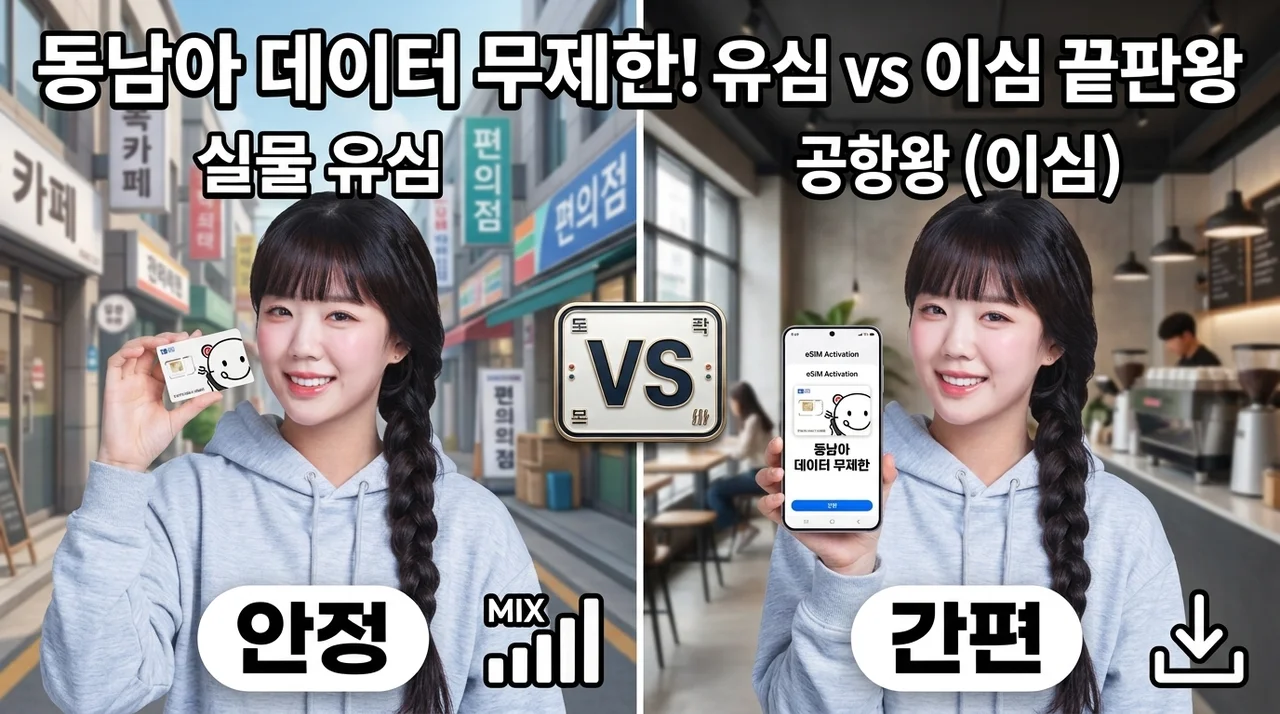 동남아유심 데이터 무제한, 일본 베트남 태국 여행 필수템 후기