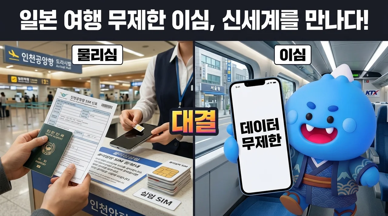 일본이심 eSIM 무제한, 여행 준비의 신세계 경험하기