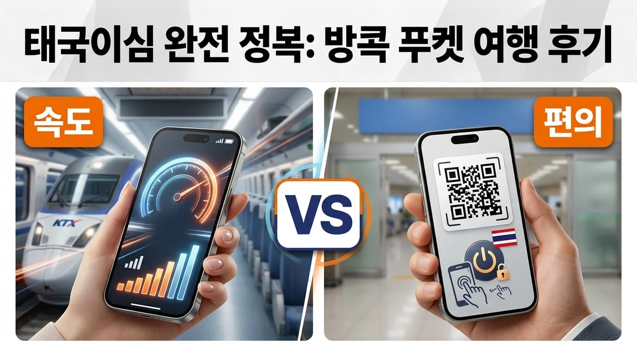 태국이심 eSIM, 방콕 푸켓 여행 필수템 속도와 편의성 완벽 후기