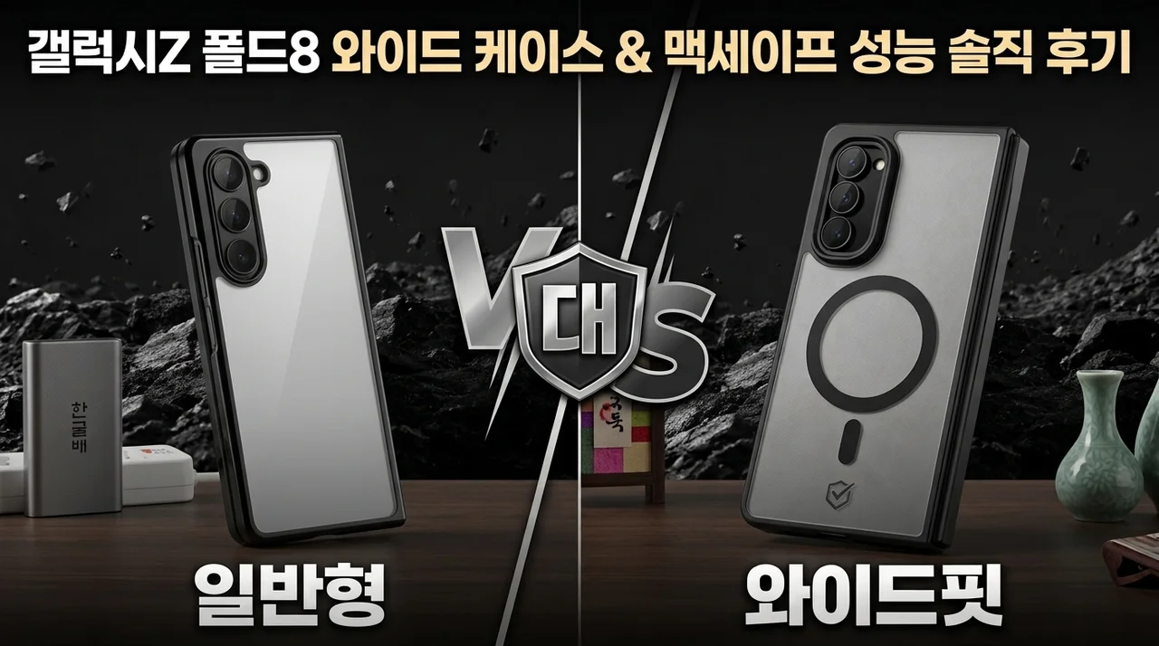 갤럭시Z 폴드8와이드 케이스, 맥세이프 성능 솔직 후기