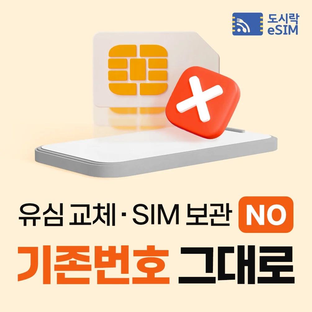 일본이심 eSIM 5G 소프트뱅크 KDDI 무제한 도쿄 오사카 로컬망 e심 1일 상세 이미지 6