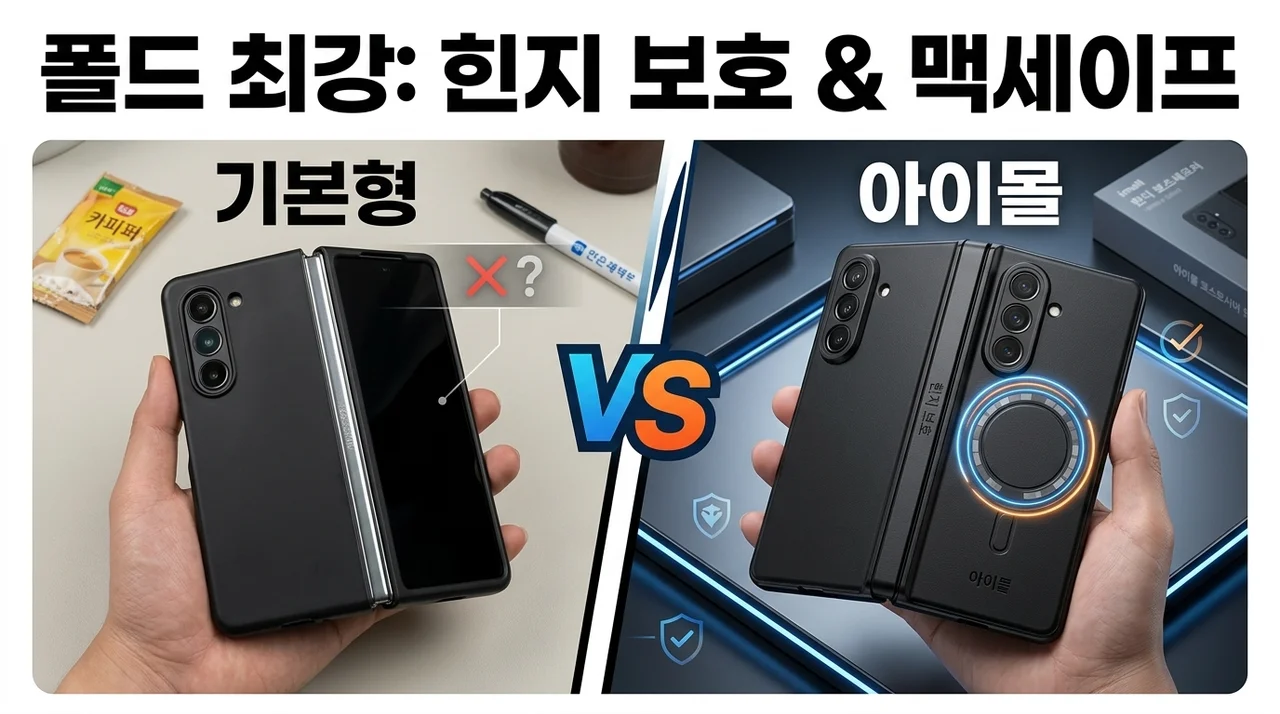 아이몰 갤럭시Z 폴드8 케이스, 역대급 힌지 보호와 맥세이프의 만남