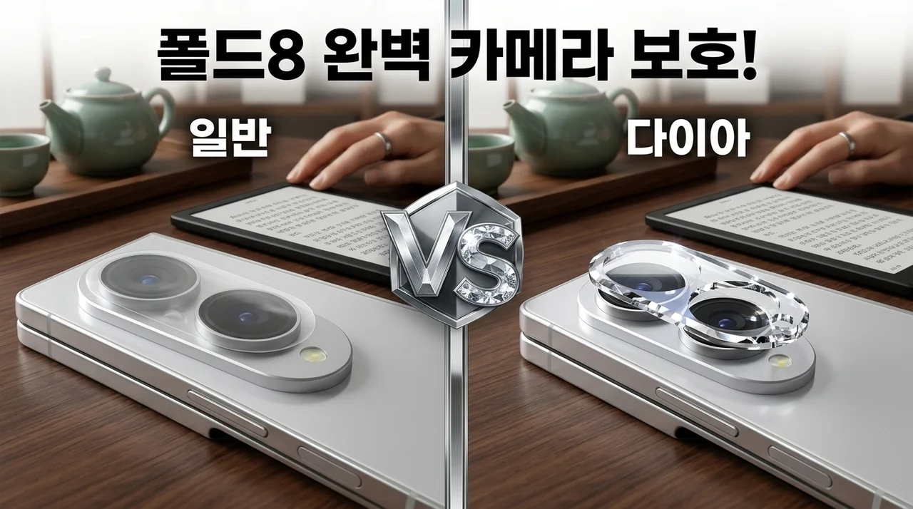 갤럭시Z 폴드8 카메라 보호, ACRO 다이아 강화유리로 끝내기